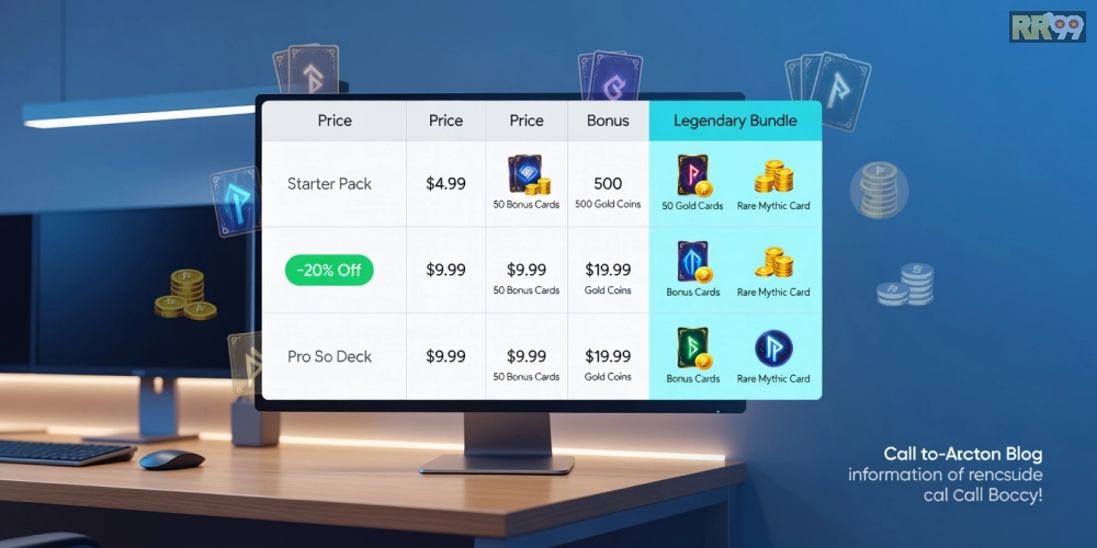 Bảng giá chi tiết các gói tải game bài RR99 với ưu đãi hấp dẫn năm 2025