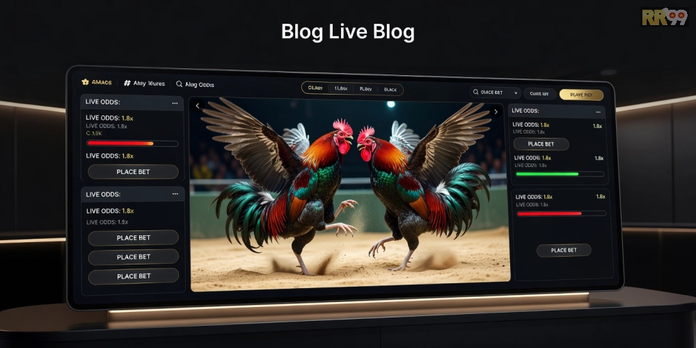 Hình ảnh minh họa giao diện xem đá gà trực tiếp tại casino rr99 với chất lượng HD sắc nét